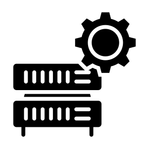 Server Settings, Server, Setting, Configuration, Database, Management  icon