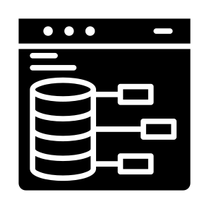 Sharing Server, Server, Share, Storage, Database, Network  icon