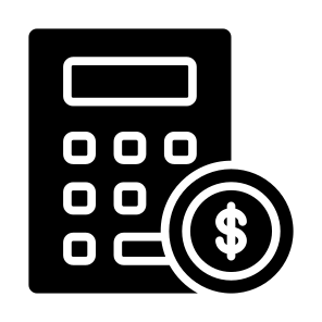 Calculator, Money, Calculate, Dollar, Economy, Accounting, Finance, Cost, Budget, Expenses icon