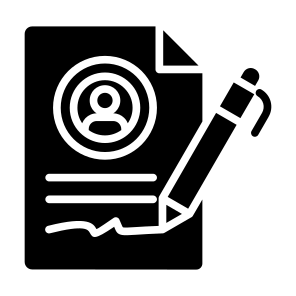 Contract, Signature, File, Document, Agreement, User icon