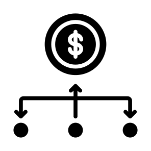 Digital Currency, Coins, Money, Networking, Dollar, Currency, Payment, Finance icon