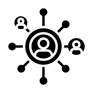 Network, Money, Connection, Buying, Coin, Pay, User, Process, Transaction  icon