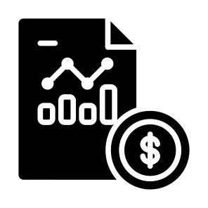 Report, Money, File, Dollar, Financial, Analysis, Presentation, Finance, Profit icon