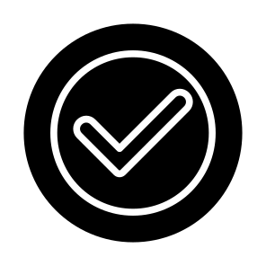 Verification, Mark, Check, Coin, Approved, Validation icon
