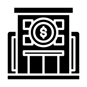 Bank, Money, Business, Savings, Finance, Architecture And City icon