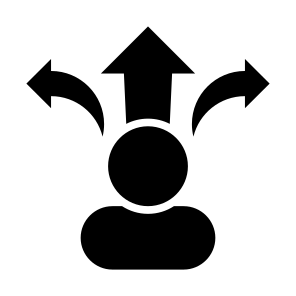 Guidance, People, Direction, Guidance Arrow, Choice icon