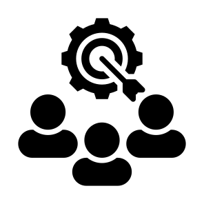 Purpose, Alignment, Mission, Goals, Strategy  icon