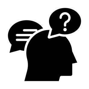 Question, People, Thinking, Hypothesis, Assumption  icon