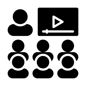 Training, Video Lesson, Video Training, People, Presentation icon