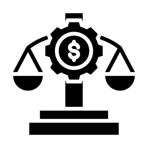 Balance Scale, Money, Justice, Justice, Regulatory icon