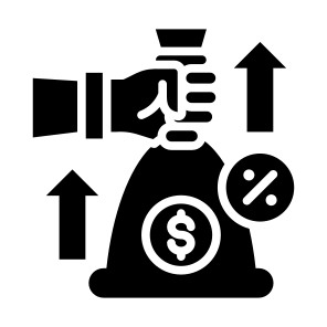 Compensation, Money Bag, Benefit, Salary, Financial icon