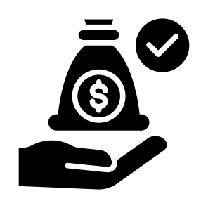 Debt Consolidation, Payment, Confirmation, Money Bag, Budget icon