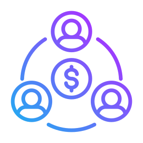 Customer, Money, Target, Team, Consumer icon