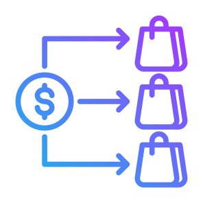 Diversification, Shop, Consumer, Shopping Bag, Buyer icon