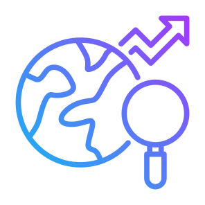 Global Research, World, Search, Analysis, Nation icon