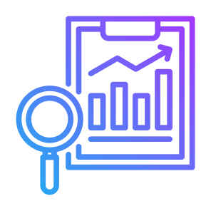 Market Research, Report, Research, Evaluation, Market Analysis icon