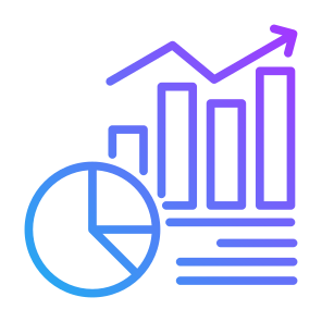 Metrics, Chart, Graph, Statistics, Data icon