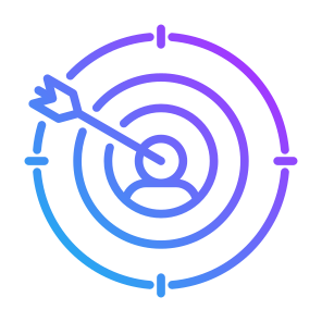 Niche Market, Target, Market,  Customer, Selection icon