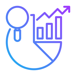Quantitative, Analysis, Sales, Data, Research icon