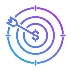 Target Market, Target, Sales, Focus, Objective icon