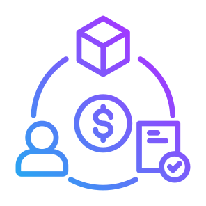 Value Chain, Chain, Cycle, Benefit, Valuable icon