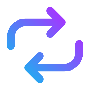 Exchange, Arrows, Exchanging, Change, Couple, Directions, Convert, Changes, Reverse, Replace icon