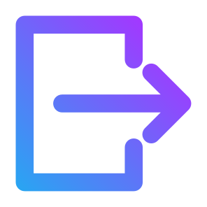 Log Out, Exit, Signs, Multimedia, Logout, Multimedia Option, Leave, Right Arrow, Go Out, Get Out, Check Out, Output icon