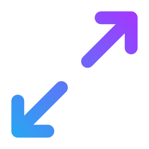 Maximize, Arrows, Expand, Resize, Orientation, Indicator, Fullscreen, Maximize Option, Full Screen, Screen Settings icon