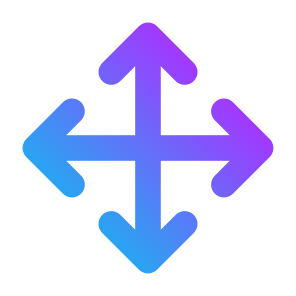 Movement, Arrows, Left, Right, Down, Move, Up icon