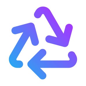 Recycle, Arrows, Recycling, Ecology, Recycled, Ecology And Environment icon