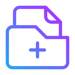 Add Folders, New Folder, Document, Files And Folders, File Storage, Ui, Data Storage, Archive, Add icon