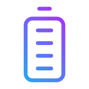 Full Battery,  Technology, Battery, Electronics, Battery Status, Battery Level, Energy Storage icon