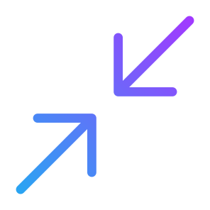 Minimize, Mini, Media, Resize, Screen, Multimedia Option, Orientation, Interface, Direction icon