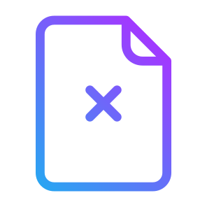 Remove File, Document, File, Cross, Delete, Page,  Files And Folders icon