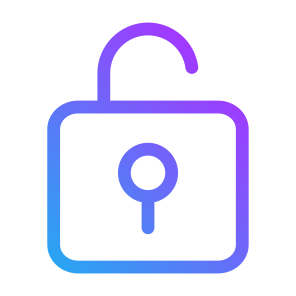 Unlocked, Unlock, Security, Secure, Interface, Padlock, Open Lock, Ui icon