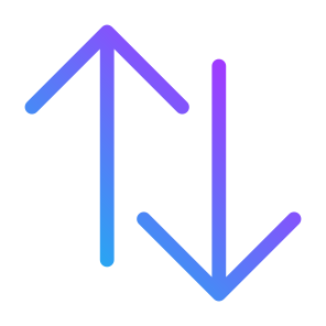 Up Down, Up Down Arrows, Arrows, Double Sided Arrow, Opposite, Data, Interface, Symbol icon