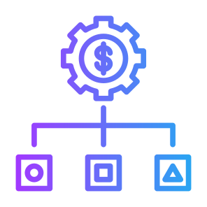 Cost Allocation, Cost, Allocation, Money, Budget, Allocate icon