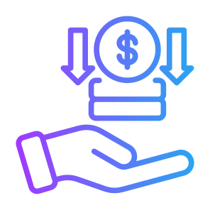 Low Income, Low, Income, Money, Revenue, Down icon