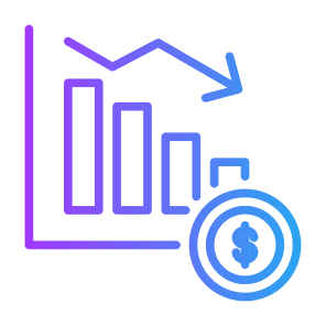 Money Loss, Money, Loss, Crisis, Recession, Financial icon