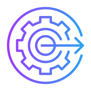 Output, Go Out, Process, Operation, Running, System icon