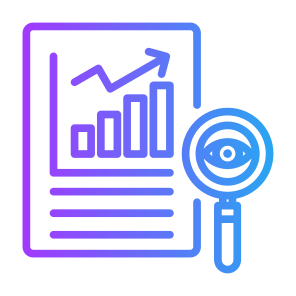 Transparency Report, Transparency, Audit, Data, Vision, Analysis icon