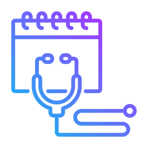 Medical Appointment, Stethoscope, Checkup, Schedule, Time And Date,   icon