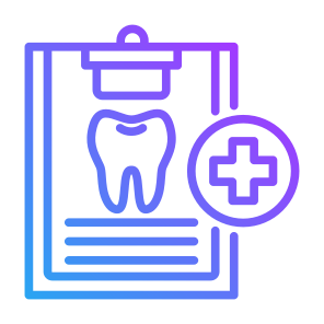 Medical Record, Healthcare, Medical, Dental Care, Dentist, Tooth, Teeth, Clipboard icon