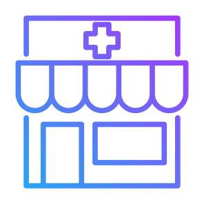 Pharmacy, Medicine, Store, Drugs, Shop,  Healthcare And Medical, Buildings icon
