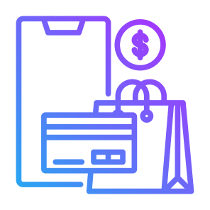 Credit Card, Payment, Mobile Phone, Pay, Card, Shopping Bags, Ecommerce icon