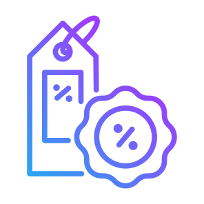 Discount, Price, Percentage, Shopping, Black Friday, Ecommerce icon