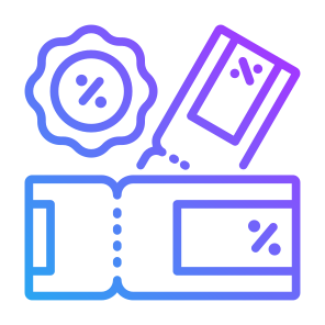 Discount,  Price, Percentage, Ticket, Coupon, Shopping icon