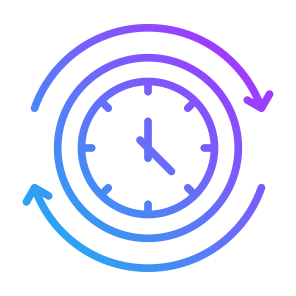  Hours,  Open, , Time, Date, Clock, Cycle icon