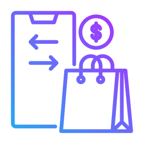 Online Payment, Mobile Phone, Cash,  Mobile Payment, Money Transfer, Ecommerce icon