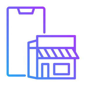 Online Store, Mobile Phone, Product, Purchase, Online Shopping, Ecommerce icon